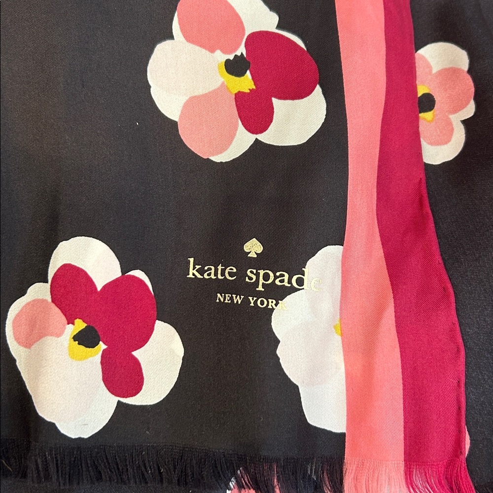 Kate spade Dusk Bud Silk Oblong Scarf - Picture 4 of 5
